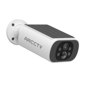 Bezprzewodowa Kamera Solarna WiFi ARCCTV IP65 2K 4MP – Kolorowy Tryb Nocny, Audio 2-Way, Alarm PIR