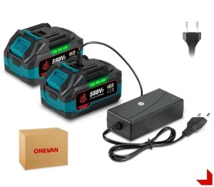 Zestaw 2x Akumulator ONEVAN 588Vf 22.9Ah Li-Ion do Makita 18V-21V + Ładowarka