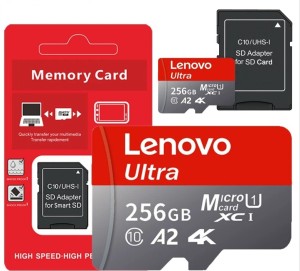 Karta pamięci microSD Lenovo 256GB Ultra C10 UHS-I A2 4K + Adapter SD