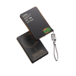 Ultra Smukły Powerbank Magnetyczny 3w1 5000mAh – Bezprzewodowa Ładowarka Qi2 do iPhone, Apple Watch i AirPods