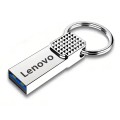 Metalowy pendrive Lenovo 512GB USB 3.0 ze srebrnym kółkiem do kluczy