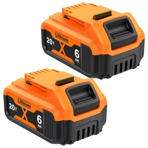 Zestaw 2x Akumulator Bateria do DeWalt 18V 20V 6.0Ah Li-Ion – Zamienniki DCB184 DCB182 (2 szt.)
