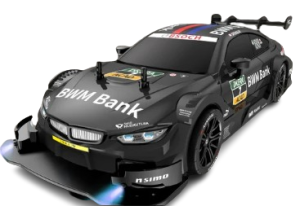 Auto do driftu zdalnie sterowane RC czarne skala 1:16