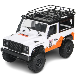 Auto terenowe zdalnie sterowane offroad LAND ROVER RC biały skala 1:12
