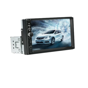 Nowoczesne radio samochodowe 1 DIN z dotykowym wyświetlaczem radio bluetooth i funkcją Car Play