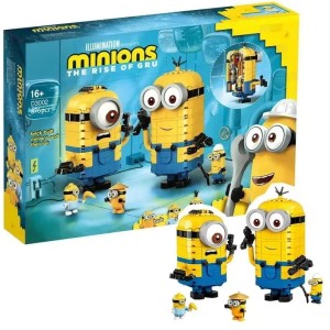 Klocki minionki zestaw do składania dla dzieci 976 szt.
