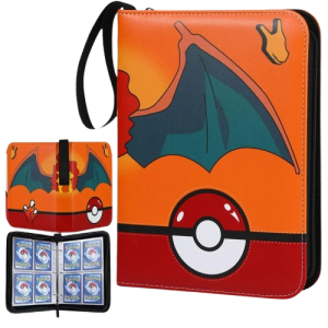 Album do kolekcjonowania kart Pokemon segregator w kolorze pomarańczowym