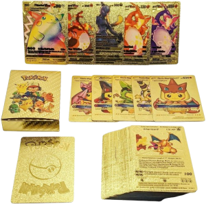 Zestaw kart do gry Pokemon talia złotych kart 