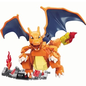 Pokemon zestaw klocków charizard