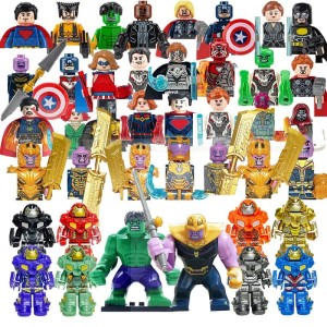 Figurki klocki Marvel zestaw 42 sztuk Super bohaterowie Marvela