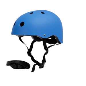 Niebieski Kask Rowerowy Skate Rolki Hulajnoga Ochronny  