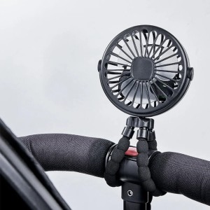 Wielofunkcyjny Mini Wentylator USB z Elastycznym Statywem 
