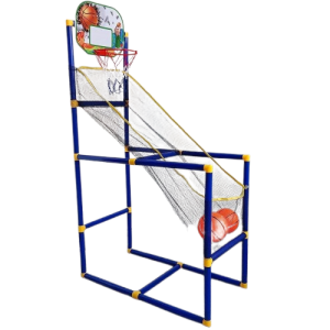Dziecięcy Zestaw do Koszykówki z Siatką Zbierającą Piłki i Pompką
