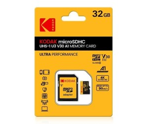 Karta Pamięci Kodak microSD Class 10 32 -256 GB z Adapterem
