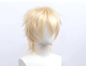 Peruka do Cosplay Choppy Shaggy z Grzywką z Dłuższym Tyłem