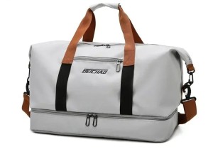 Elegancka Torba Podróżna Weekendowa  z Komorą na Buty na Ramię