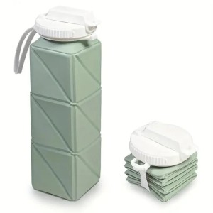 Składana butelka silikonowa 620 ml z blokadą ustnika