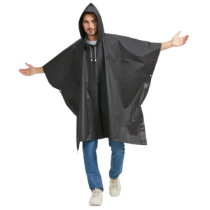 Poncho Przeciwdeszczowe Unisex Uniwersalna Peleryna z Kapturem
