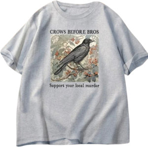 Męska Koszulka Bawełniana Oddychająca na Krótki Rękaw z Nadrukiem