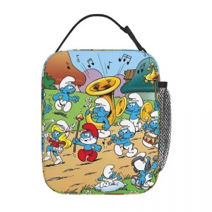 Lunchbox Smerfy do Szkoły i na Wycieczki Torba Termiczna Smerfy