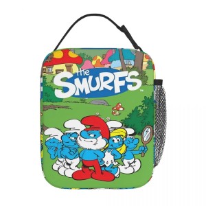 Lunchbox Smerfy do Szkoły i na Wycieczki Torba Termiczna Smerfy