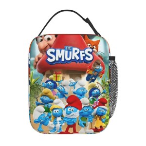 Lunchbox Smerfy do Szkoły i na Wycieczki Torba Termiczna Smerfy
