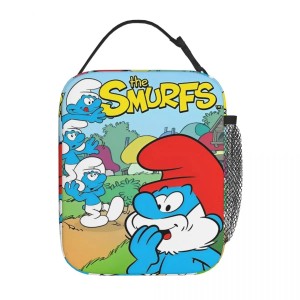 Lunchbox Smerfy do Szkoły i na Wycieczki Torba Termiczna Smerfy