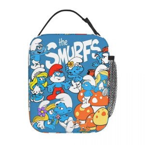 Lunchbox Smerfy do Szkoły i na Wycieczki Torba Termiczna Smerfy