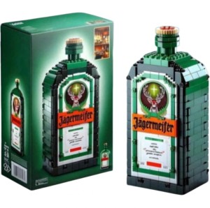 Klocki kolekcja butelka Jagermeister zabawka dla dzieci i dorosłych