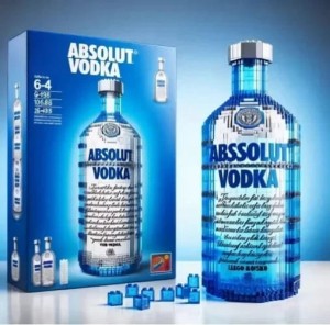 Klocki kolekcja butelka Absolut zabawka dla dzieci i dorosłych