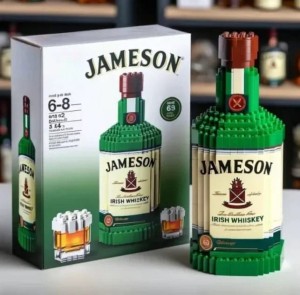 Klocki kolekcja butelka Jameson zabawka dla dzieci i dorosłych