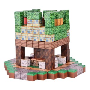 Zestaw magnetycznych klocków 300 szt. – Świat w stylu Minecraft 3D 