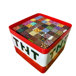 Magnetyczne Klocki Minecraft 3D Pudełko TNT 300 szt. – Mega Zestaw
