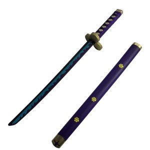 Katana dekoracyjna inspirowana anime One Piece 72 cm – miecz cosplay z pochwą