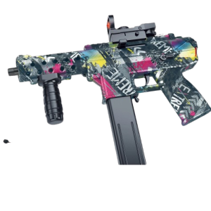 Pistolet Zabawkowy Tec9 na kulki żelowe 7-8mm – Automat, bateria 7.4V, zestaw USB