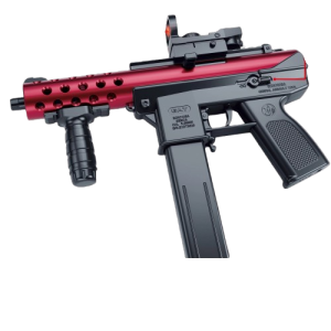 Pistolet Zabawkowy Tec9 na kulki żelowe 7-8mm – Automat, bateria 7.4V, zestaw USB 