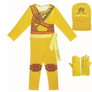 Kostium Ninja dla Dzieci –  Strój Wojownika Ninjago z Maską, Przebranie Anime