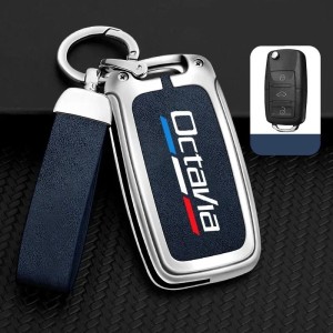 Etui na kluczyk Skoda Octavia – Metalowe Case Zinc-Alloy Brelok Premium