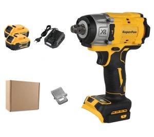 Klucz Udarowy 1/2" 610Nm Zestaw: 2x Akumulator 6.0Ah + Ładowarka Zamiennik DeWalt 18V 20V XR